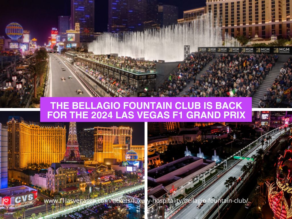 Bellagio Fountain Club disponible para GP 2024