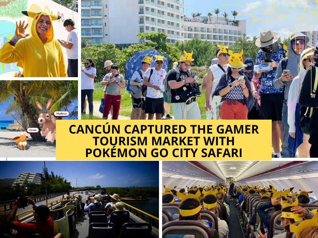 Cancún se ganó al turismo gamer con Pokémon GO City Safari