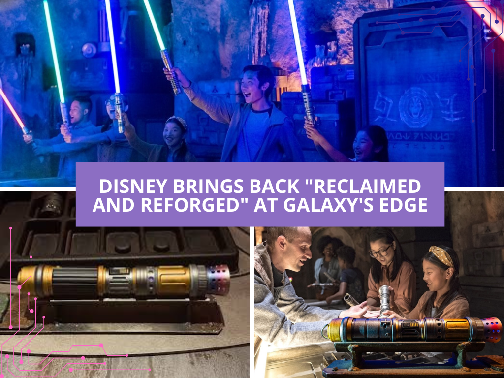 Disney trae de vuelta “Reclaimed and Reforged” en Galaxy’s Edge: la experiencia de sables más auténtica